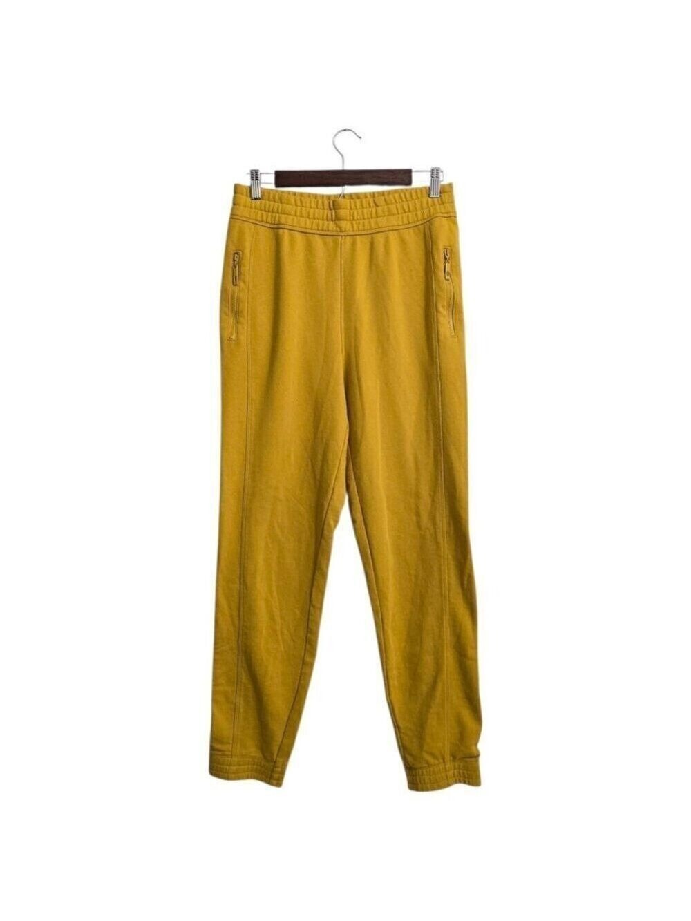 Fabletics Eco-Conscious Slim Sweatpant In Mustard Sz M